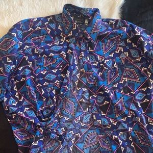 Vintage pearl snap panhandle slims shirt